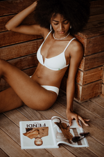Load image into Gallery viewer, Mon Bikini du Brésil Bikini Itaparica Blanc Cassé
